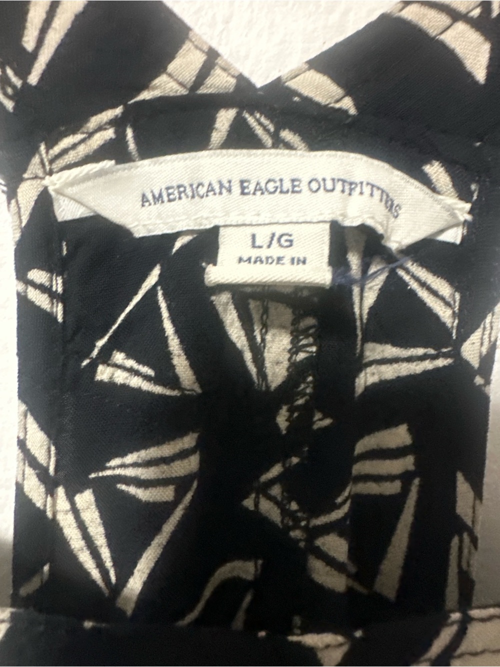 American Eagle Geometric Triangle Jumper Mini Dress - Picture 6 of 6